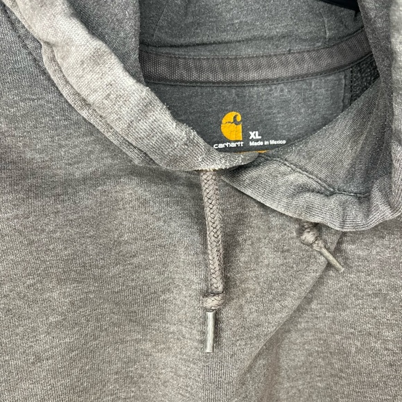 Carhartt Vintage Hoodie Men's XL Gray Pullover Sweater - Picture 3 of 4